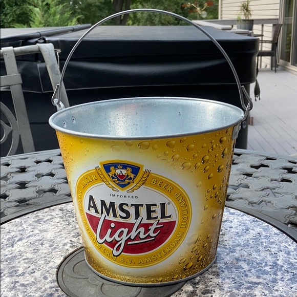 Amstel Light Galvanized Beer Bucket - Picture 6 of 9